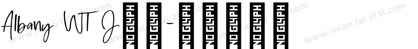 Albany WT J字体字体转换